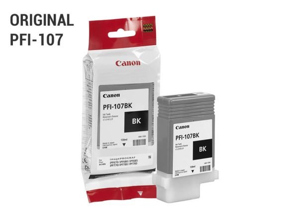 TINTA CANON PFI-107BK PARA ipf670/ipf680/ipf780 NEGRO