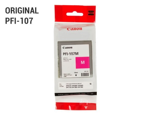 TINTA CANON PFI-107M PARA ipf670/ipf680/ipf780 MAGENTA