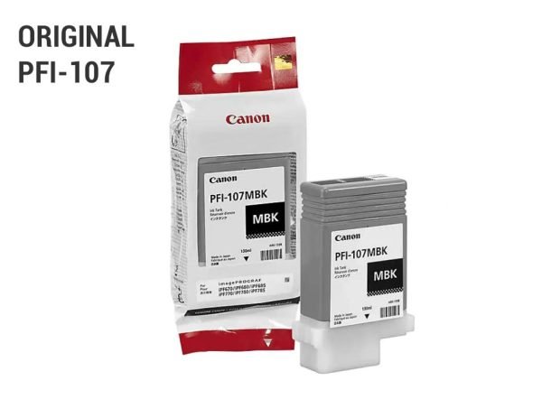 TINTA CANON PFI-107MBK PARA ipf670/ipf680/ipf780 MATTE BLACK
