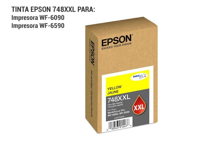 Tinta Epson 748XXL Amarillo
