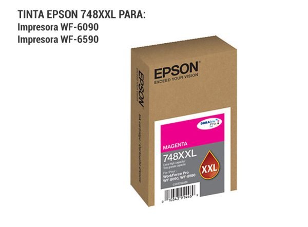 Tinta Epson 748XXL Magenta