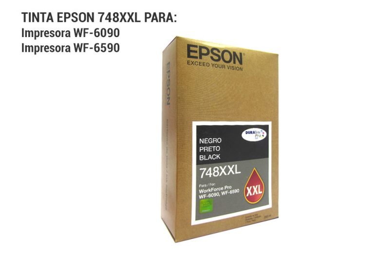 Tinta Epson 748XXL Negro Original