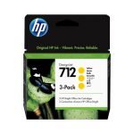 Tinta HP 712 Amarillo Tripack Para T210 T230 T250 T630 T650
