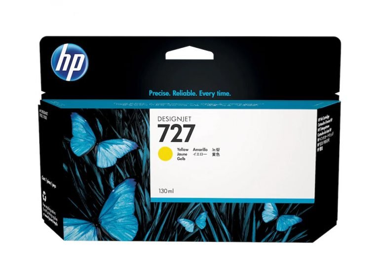 Tinta HP 727 Amarillo Para T920 T1500 T2500