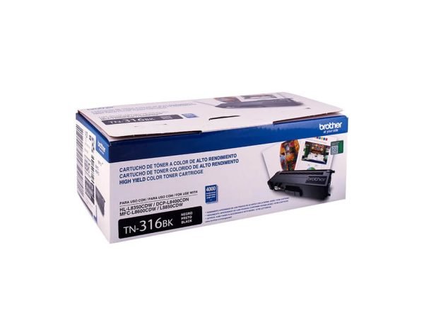 TONER BROTHER TN316BK PARA L8350/L8850/L8600 NEGRO