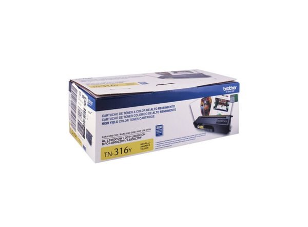 TONER BROTHER TN316Y PARA L8350/L8850 AMARILLO