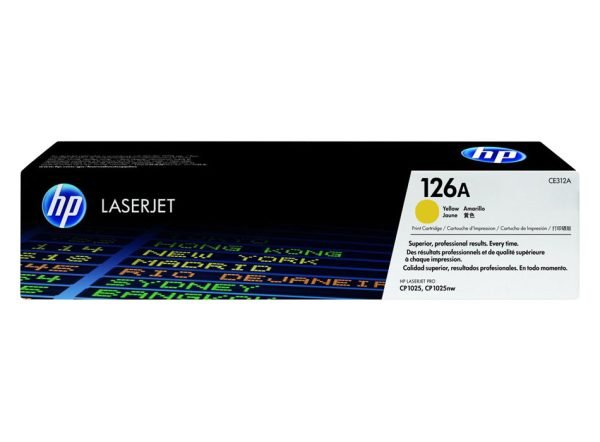 TONER HP 126A (CE312A) AMARILLO impr: Laserjet CP1020/CP1025nw [ORIGINAL]