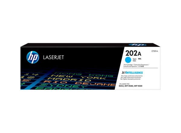 Toner HP 202A Cian Para M254 M280 M281