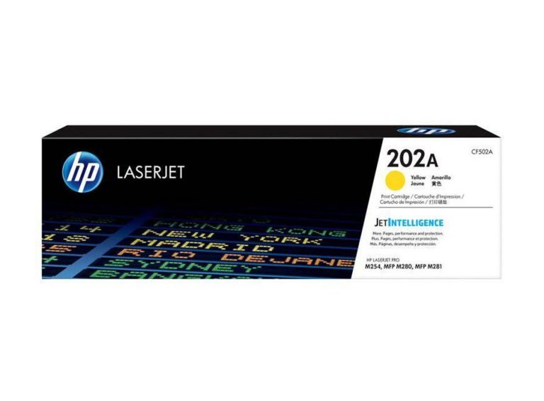 Toner HP 202A Amarillo (CF502A) Para M254 M280 M281