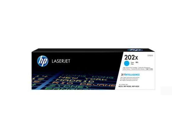 Toner HP 202X Cian