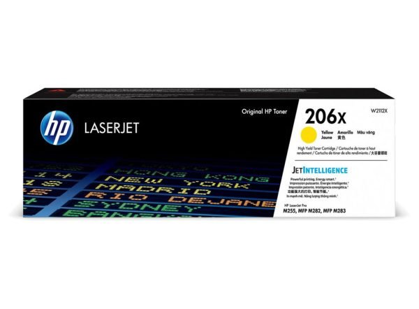 Toner HP 206X Amarillo Para M255 M282