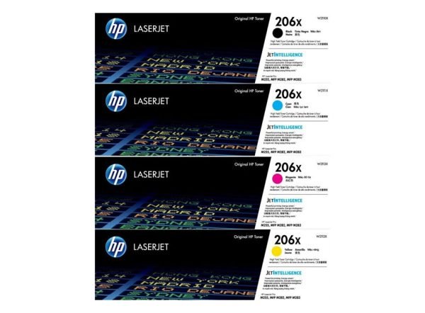 Toner HP 206X (W2110X W2111X W2112X W2113X) Para M255 M282