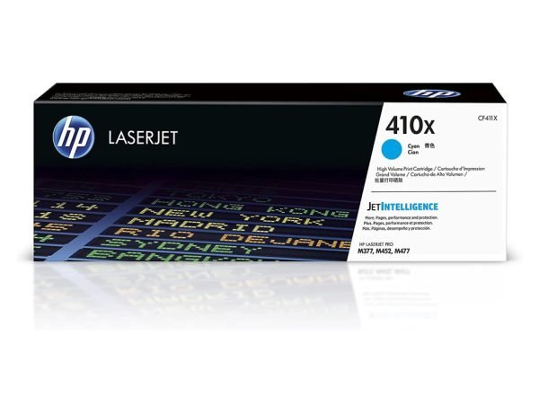 Toner HP 410X Cian