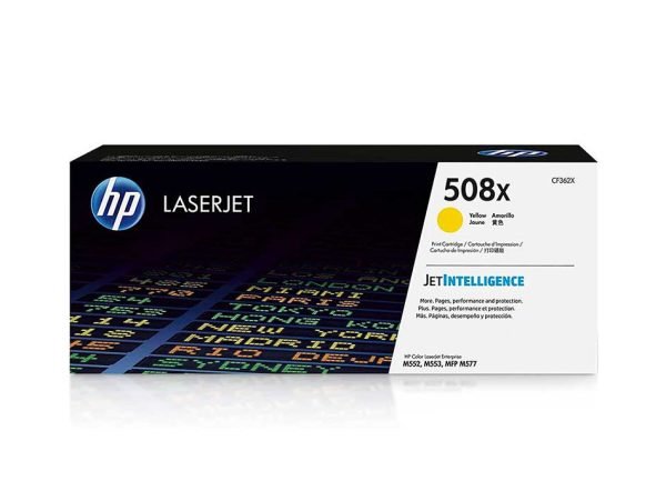 TONER HP 508X | CF362X Laserjet M552 AMARILLO [ORIGINAL]