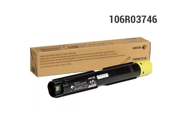 Toner Xerox 106R03746 Amarillo para C7020 C7025 C7030